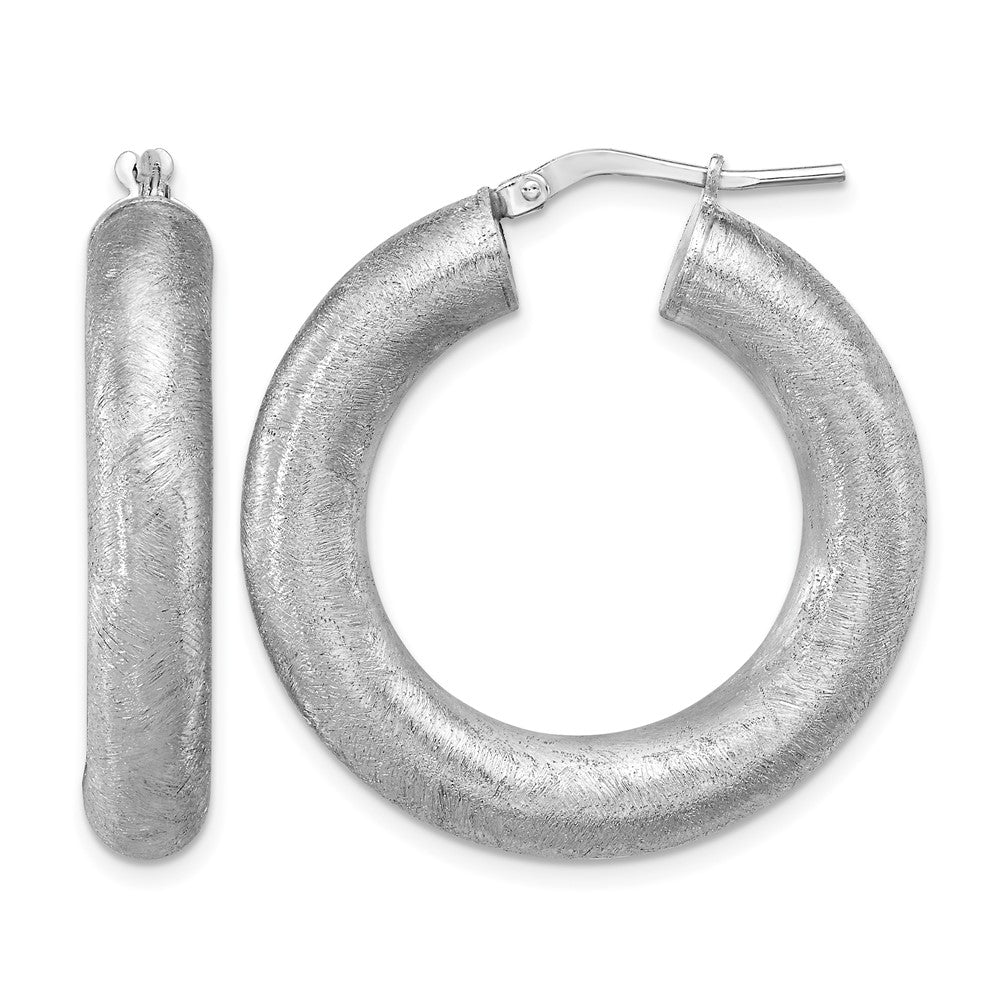 Sterlingsilber Rhodiniert Radiant Essence Creolen