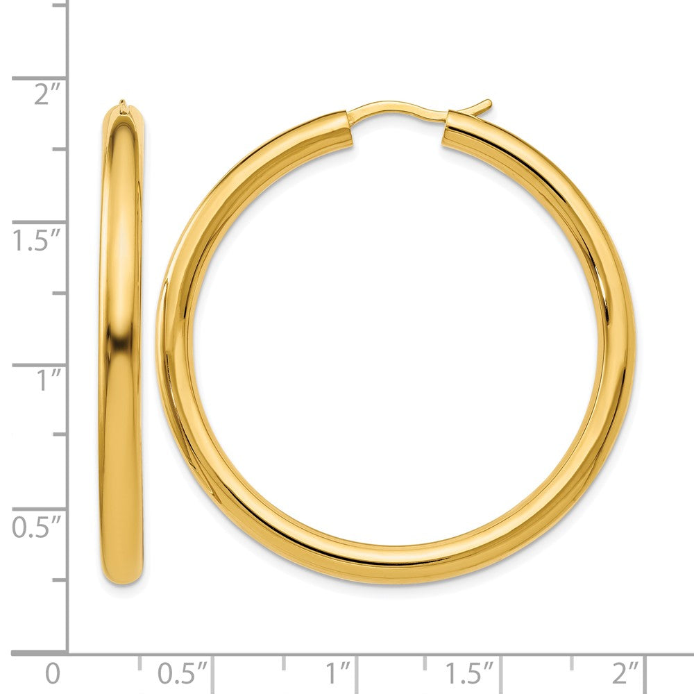 Ss/vergoldet Sterlingsilber Vergoldet 3.5mm Röhre Ohrringe