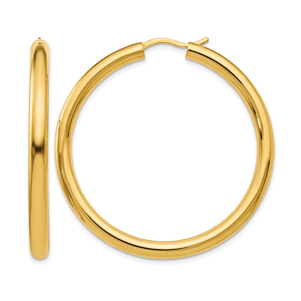 Ss/vergoldet Sterlingsilber Vergoldet 3.5mm Röhre Ohrringe