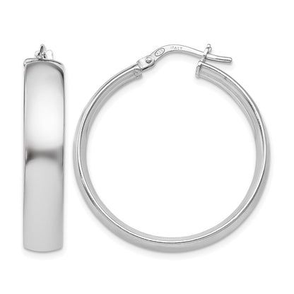 Sterlingsilber Poliert Klappbar Creolen