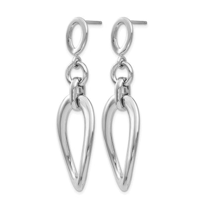 Sterlingsilber Poliert Stecker Ohrhänger