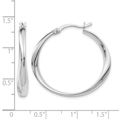Sterlingsilber Poliert Creolen