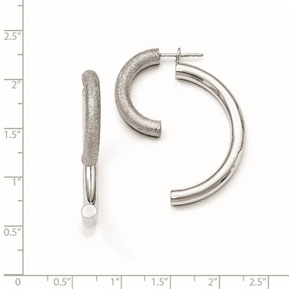Sterlingsilber Poliert Diamantiert Removable Vorderseite Rückseite Ohrringe