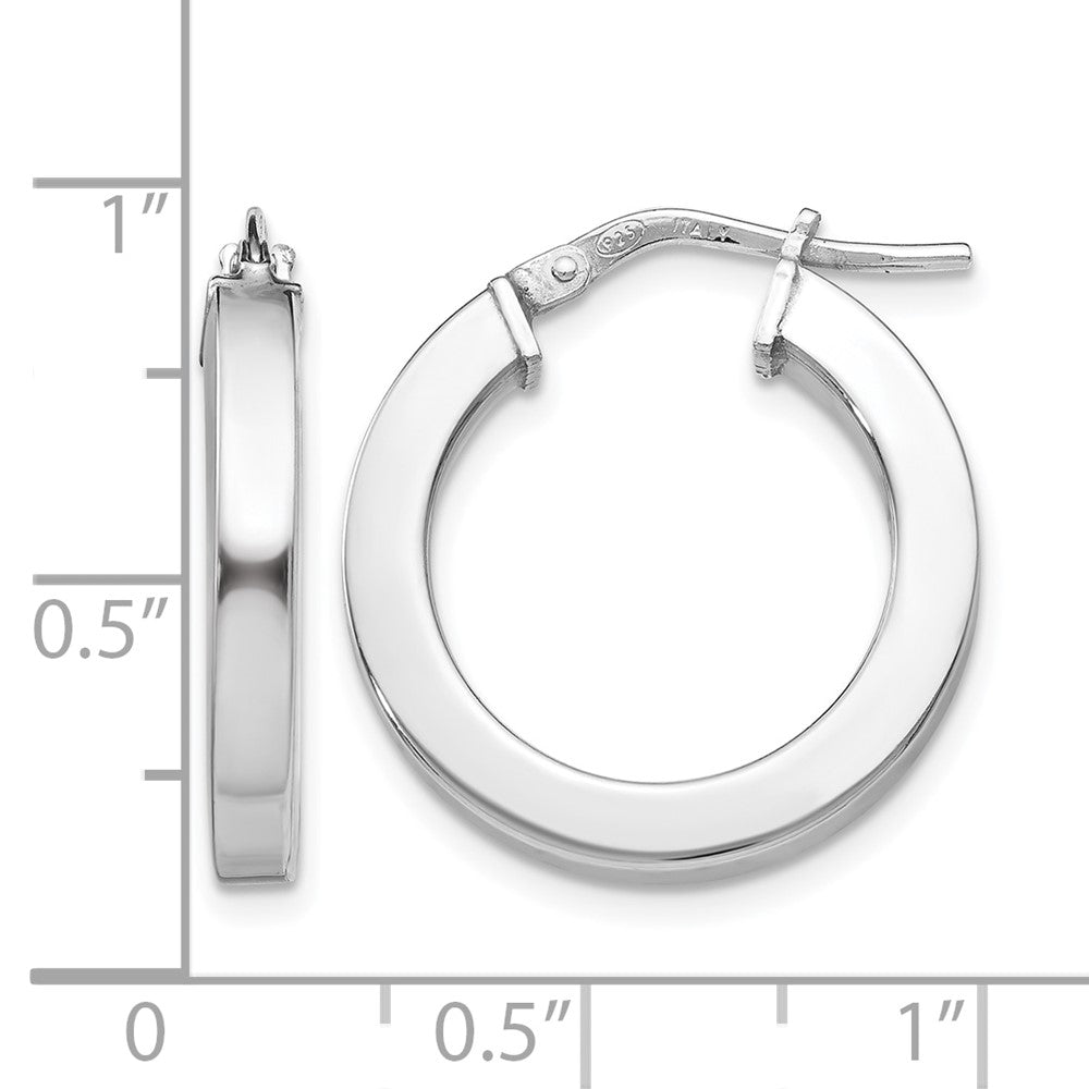 Sterlingsilber Poliert Creolen