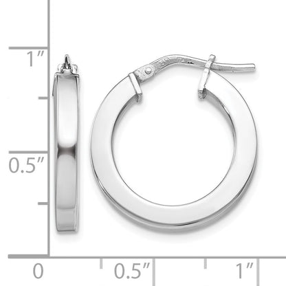 Sterlingsilber Poliert Creolen