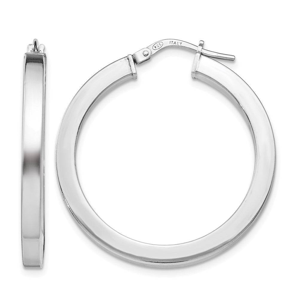 Sterlingsilber Poliert Creolen