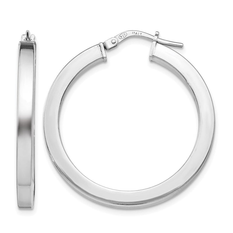 Sterlingsilber Poliert Creolen