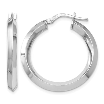 Sterlingsilber Poliert Creolen
