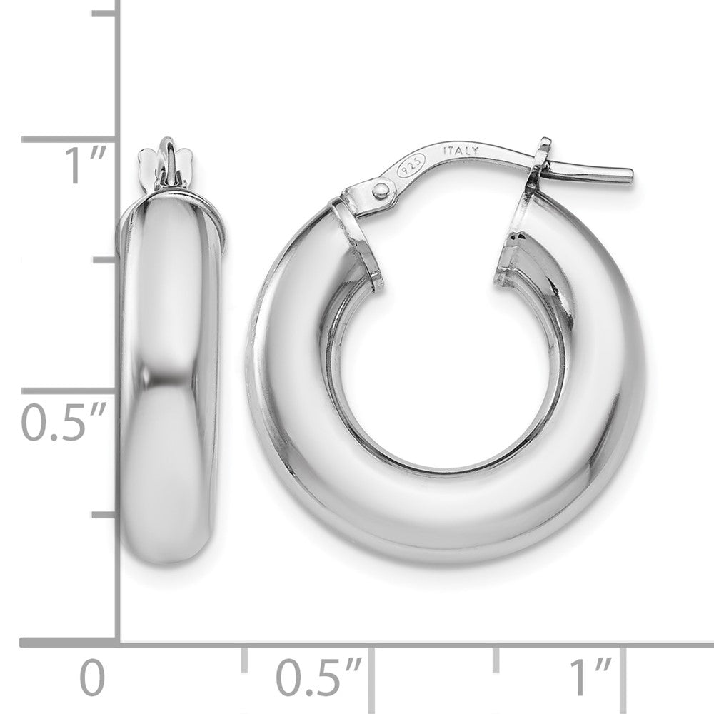 Sterlingsilber Poliert Creolen