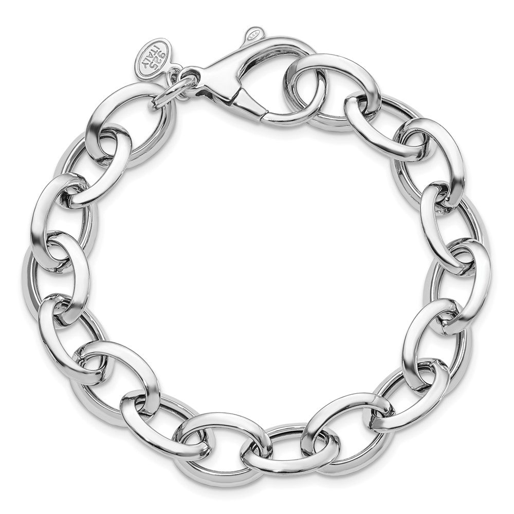 Sterlingsilber Rhodiniert Poliert Fantasieglieder Armband