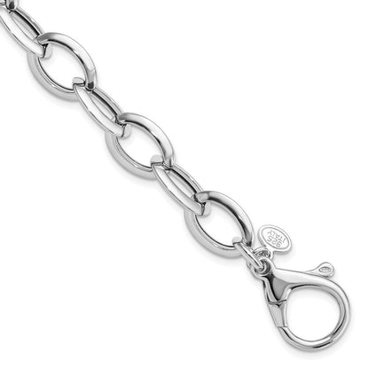 Sterlingsilber Rhodiniert Poliert Fantasieglieder Armband