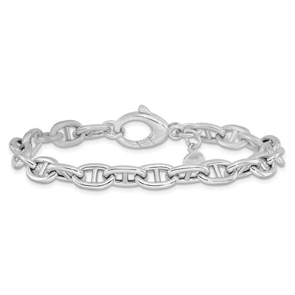 Sterlingsilber Rhodiniert Poliert Fantasieglieder Armband