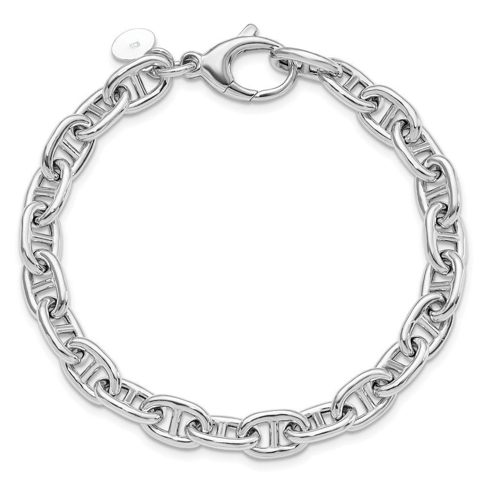 Sterlingsilber Rhodiniert Poliert Fantasieglieder Armband