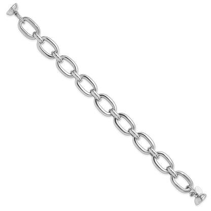 Sterlingsilber Rhodiniert Poliert Fantasieglieder Armband