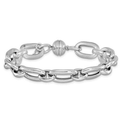 Sterlingsilber Rhodiniert Poliert Fantasieglieder Armband