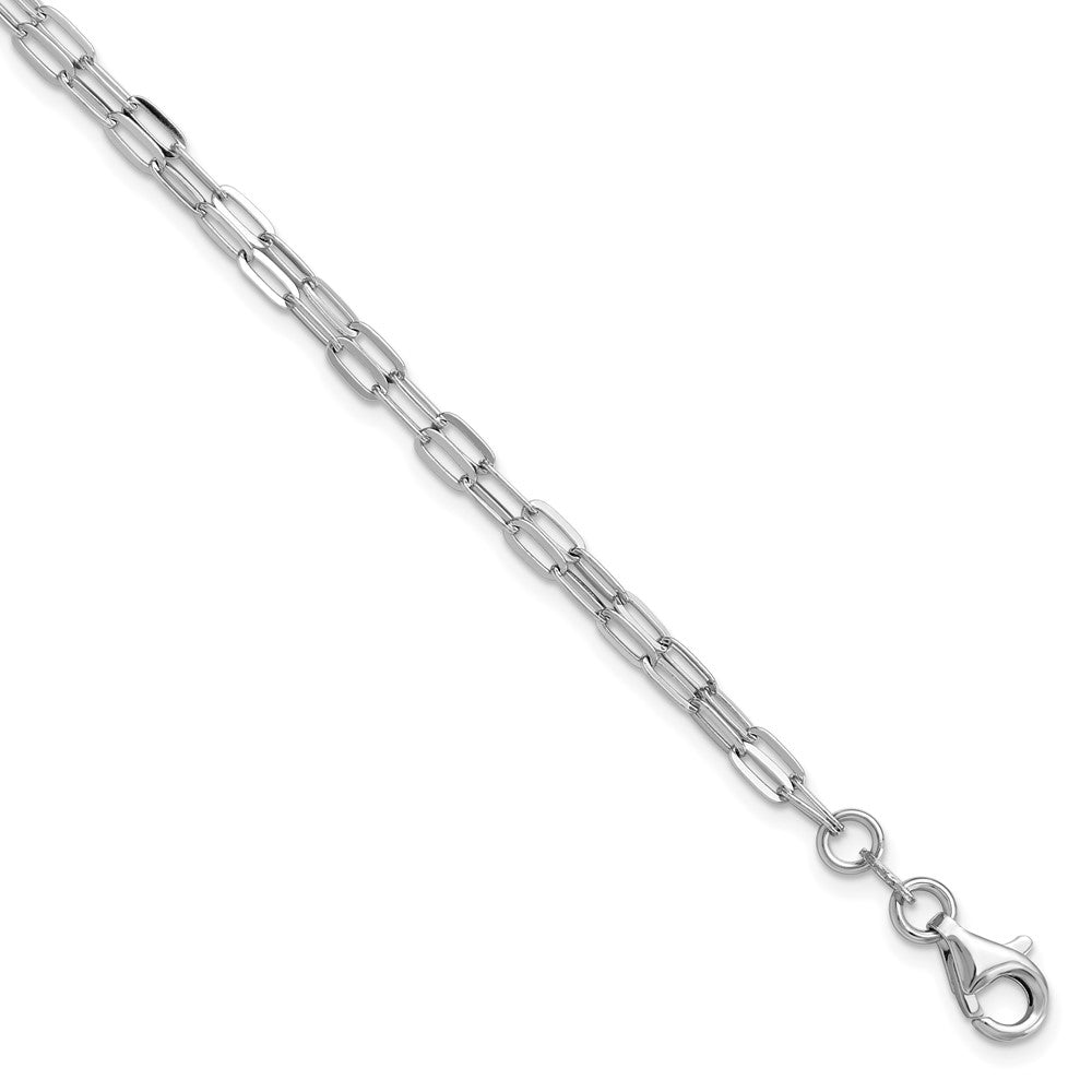 Sterlingsilber Rhodiniert Multi Strang mit 1 Zoll Armband