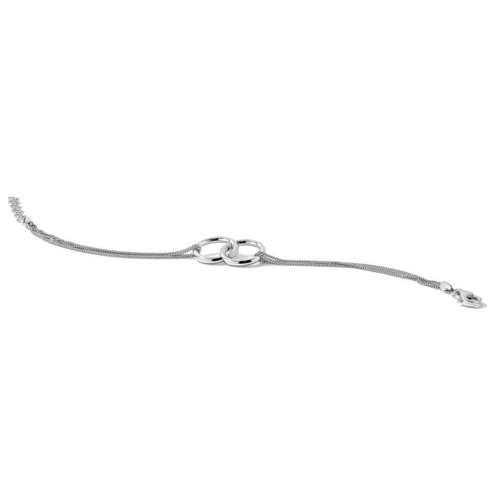 Sterlingsilber Rhodiniert Poliert Multi Strang 1 Zoll Verlängerung Armband