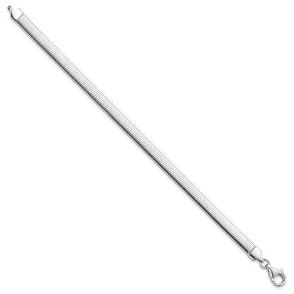 Sterlingsilber Rhodiniert Poliert Strukturiert Wendbar Armband