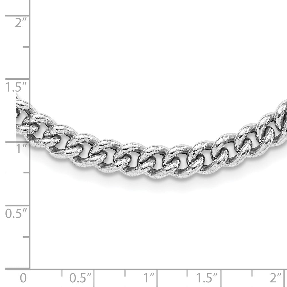 Roségoldbeschichtet Sterlingsilber Rhodiniert und Gold Panzer Glieder Halskette