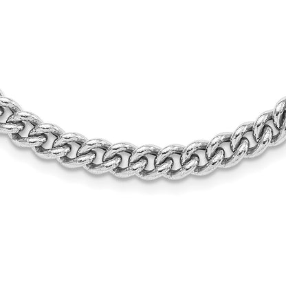 Roségoldbeschichtet Sterlingsilber Rhodiniert und Gold Panzer Glieder Halskette