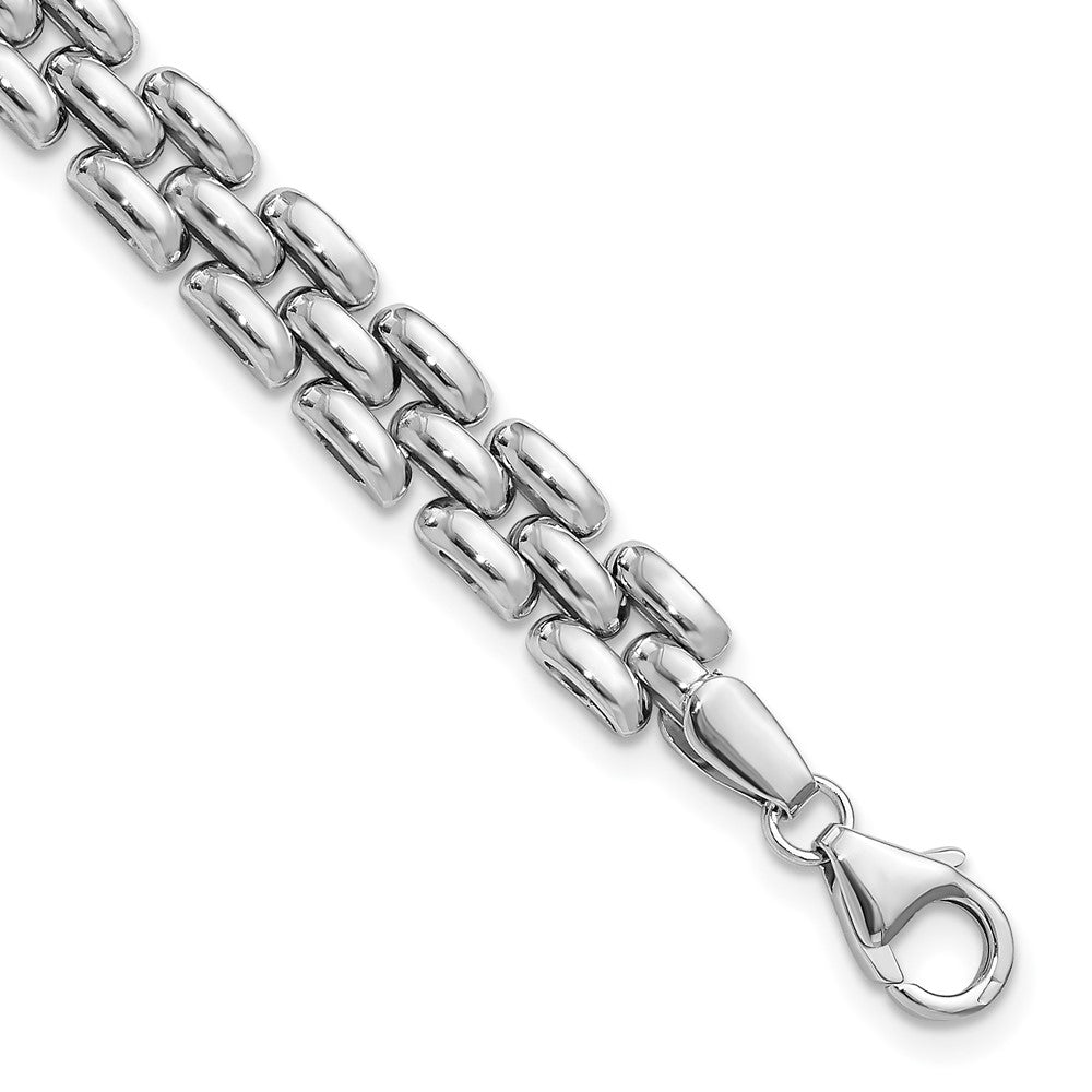 Sterlingsilber Rhodiniert Poliert Fantasieglieder Armband