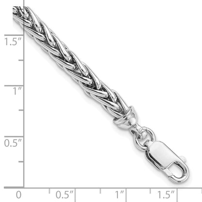 Sterlingsilber Rhodiniert 7.5 Zoll. Armband