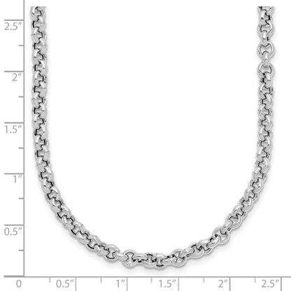 Sterlingsilber Rhodiniert Fantasieglieder Halskette