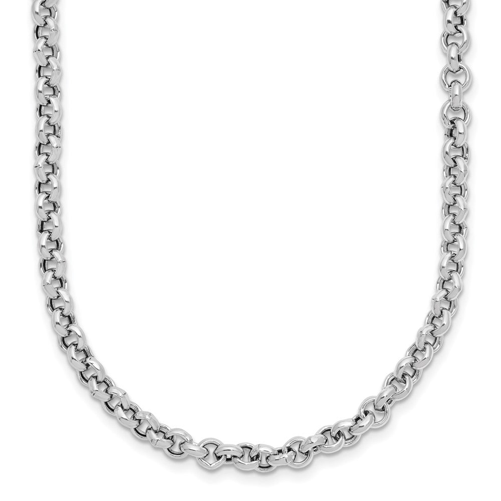 Sterlingsilber Rhodiniert Fantasieglieder Halskette