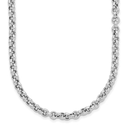 Sterlingsilber Rhodiniert Fantasieglieder Halskette