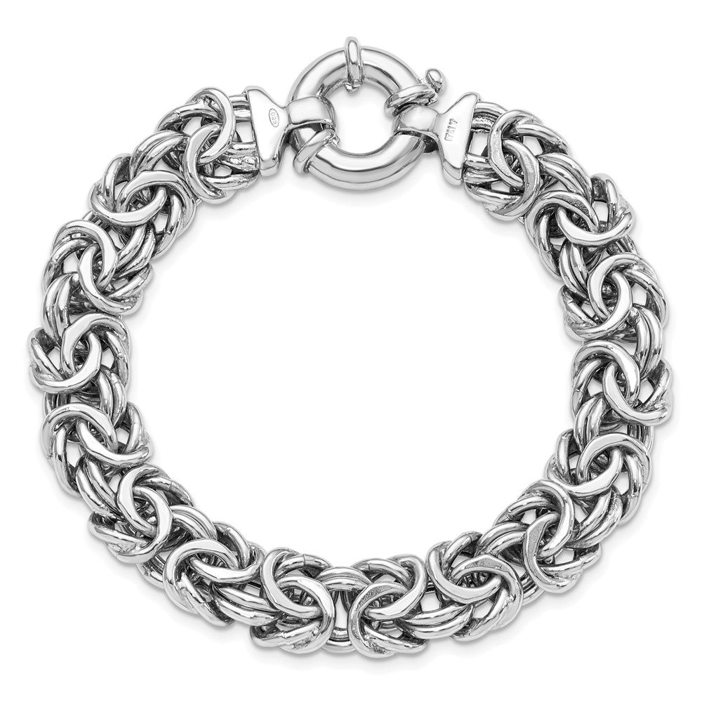 7.5 Zoll Sterlingsilber Fantasieglieder Armband
