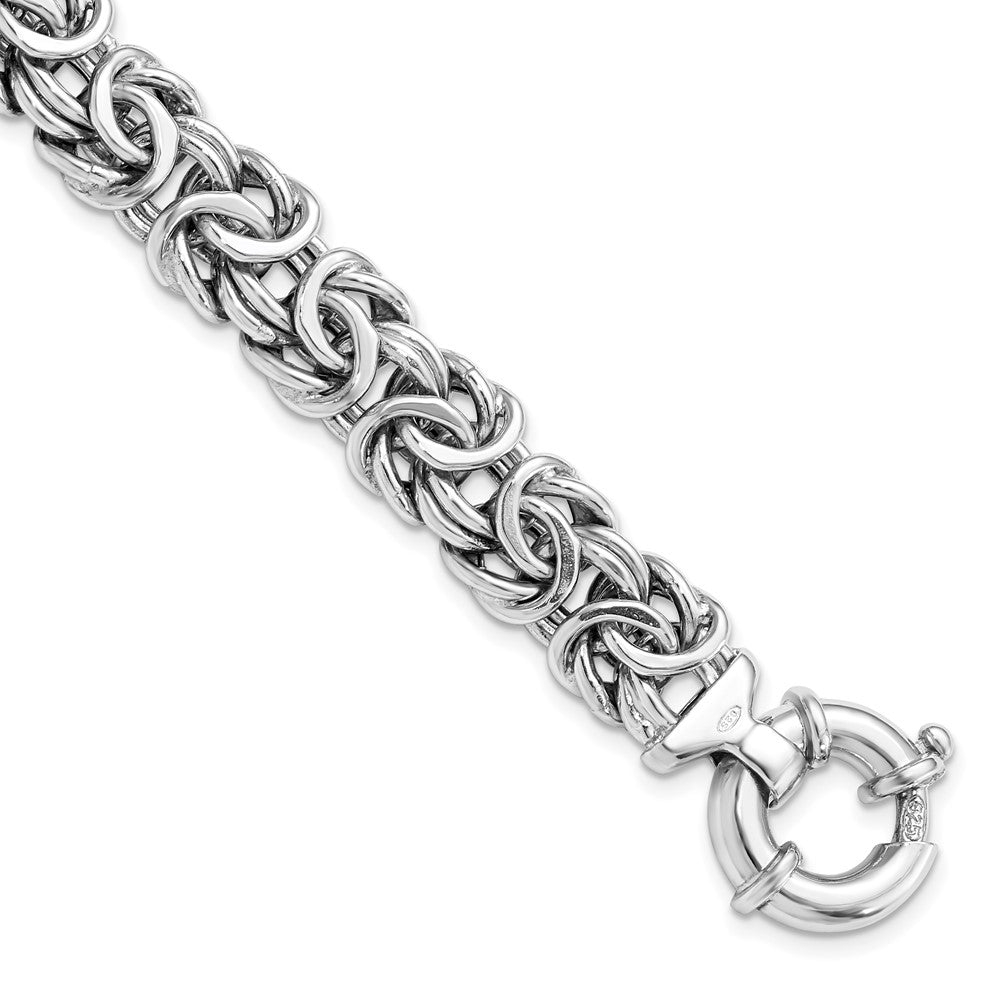 7.5 Zoll Sterlingsilber Fantasieglieder Armband