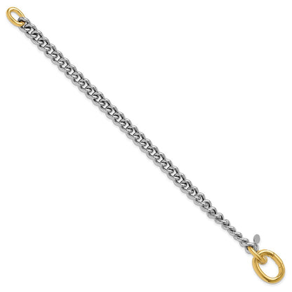 Vergoldet Sterlingsilber Rhodium und mit Panzer Glieder Armband