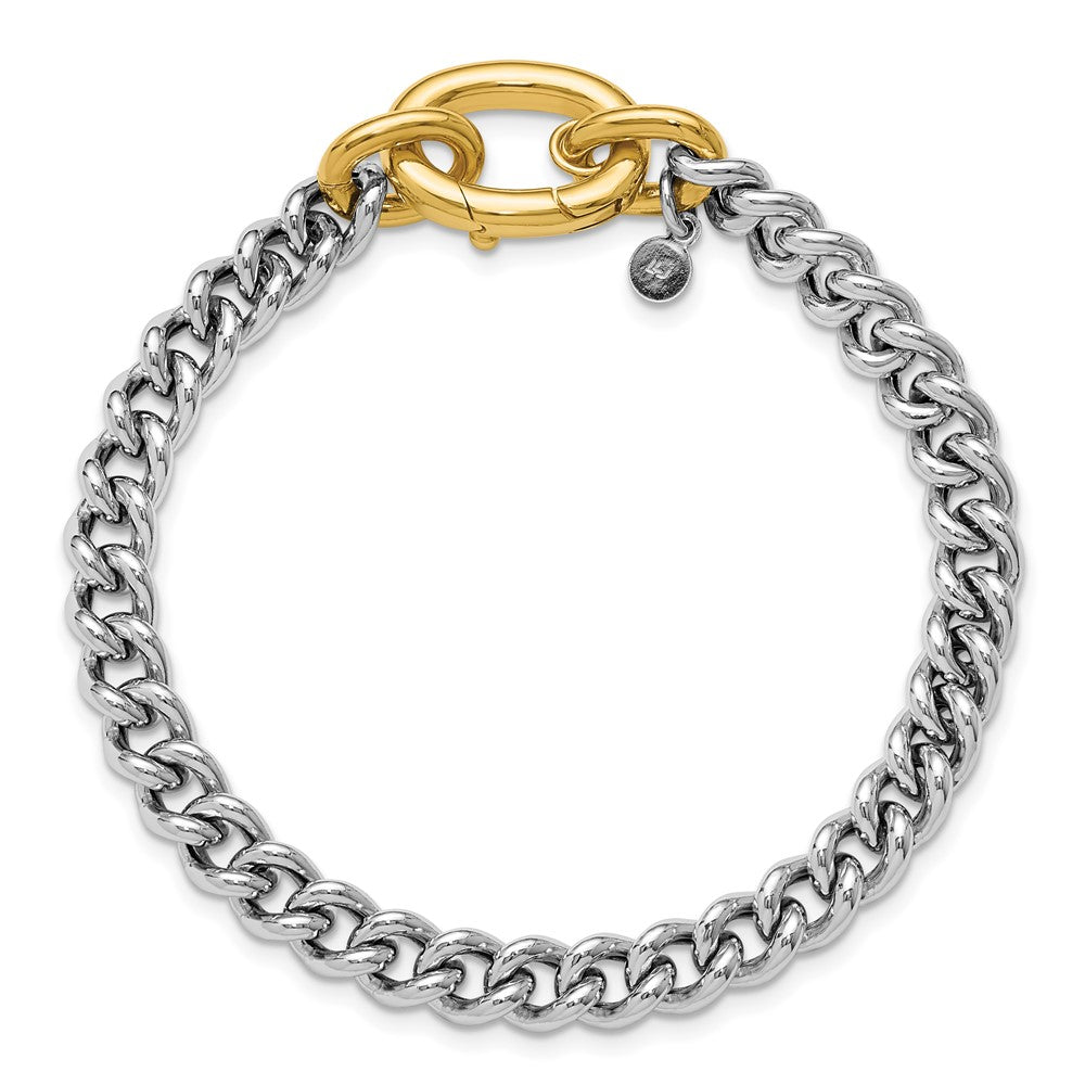 Vergoldet Sterlingsilber Rhodium und mit Panzer Glieder Armband