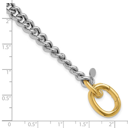 Vergoldet Sterlingsilber Rhodium und mit Panzer Glieder Armband