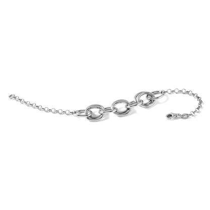Sterlingsilber Rhodiniert Fantasieglieder Armband