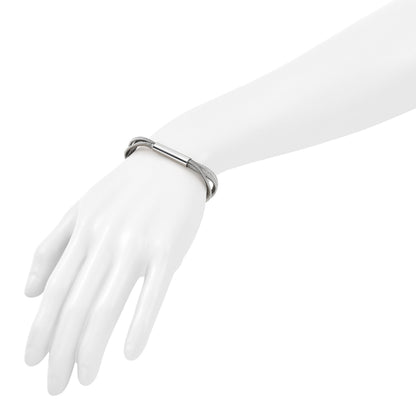 Sterlingsilber Ss Rhodiniert Draht Wrapped 3 Strang Stab mit 1 Zoll Verlängerung. Armband