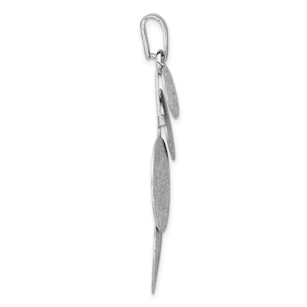 Sterlingsilber Ss Radiant Essence Strukturiert Contemporary Kreise Anhänger