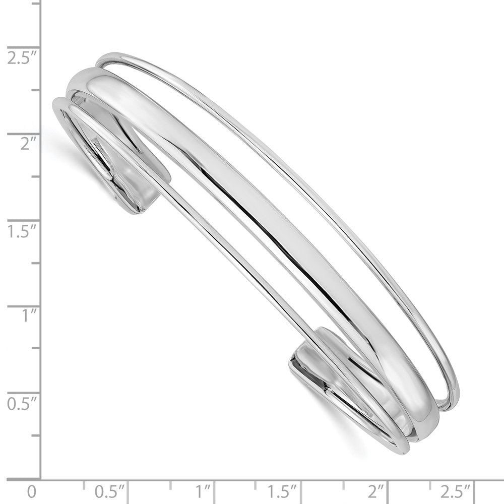 Sterlingsilber Poliert Fantasie Schieber-on Armreif