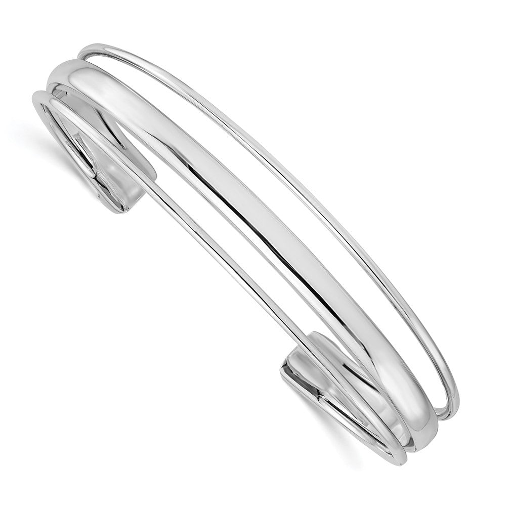 Sterlingsilber Poliert Fantasie Schieber-on Armreif