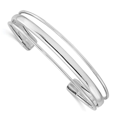 Sterlingsilber Poliert Fantasie Schieber-on Armreif