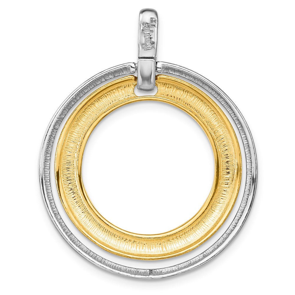 Sterlingsilber Goldfarben Rhodiniert und Glanz 24K Beschichtet Anhänger