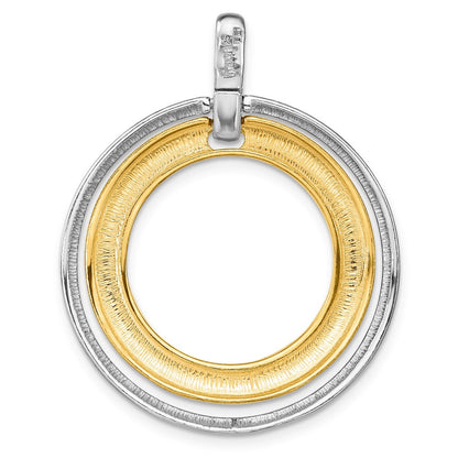 Sterlingsilber Goldfarben Rhodiniert und Glanz 24K Beschichtet Anhänger