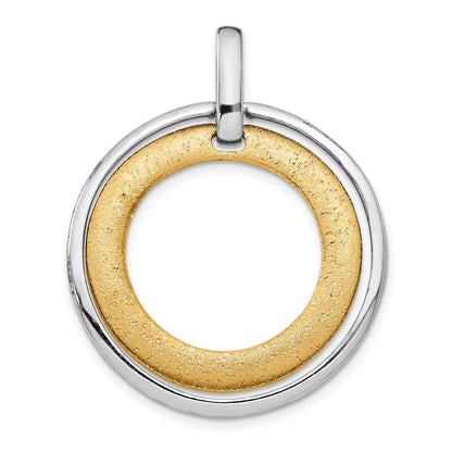Sterlingsilber Goldfarben Rhodiniert und Glanz 24K Beschichtet Anhänger
