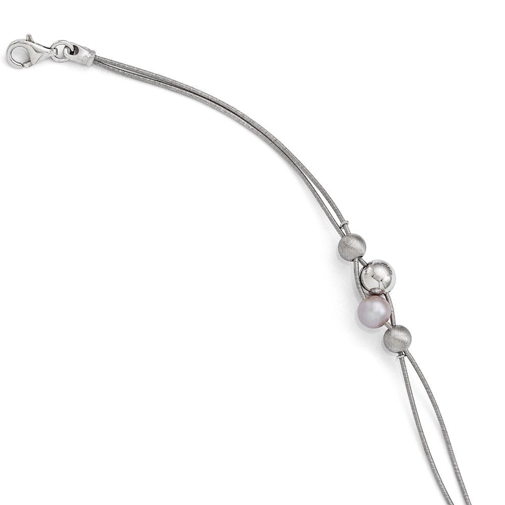 7.5 Zoll Sterlingsilber Poliert mit 2 Zoll Verlängerung Armband