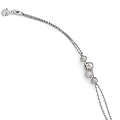 7.5 Zoll Sterlingsilber Poliert mit 2 Zoll Verlängerung Armband