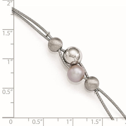 7.5 Zoll Sterlingsilber Poliert mit 2 Zoll Verlängerung Armband