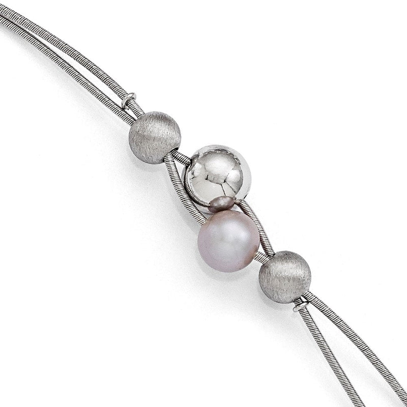 7.5 Zoll Sterlingsilber Poliert mit 2 Zoll Verlängerung Armband