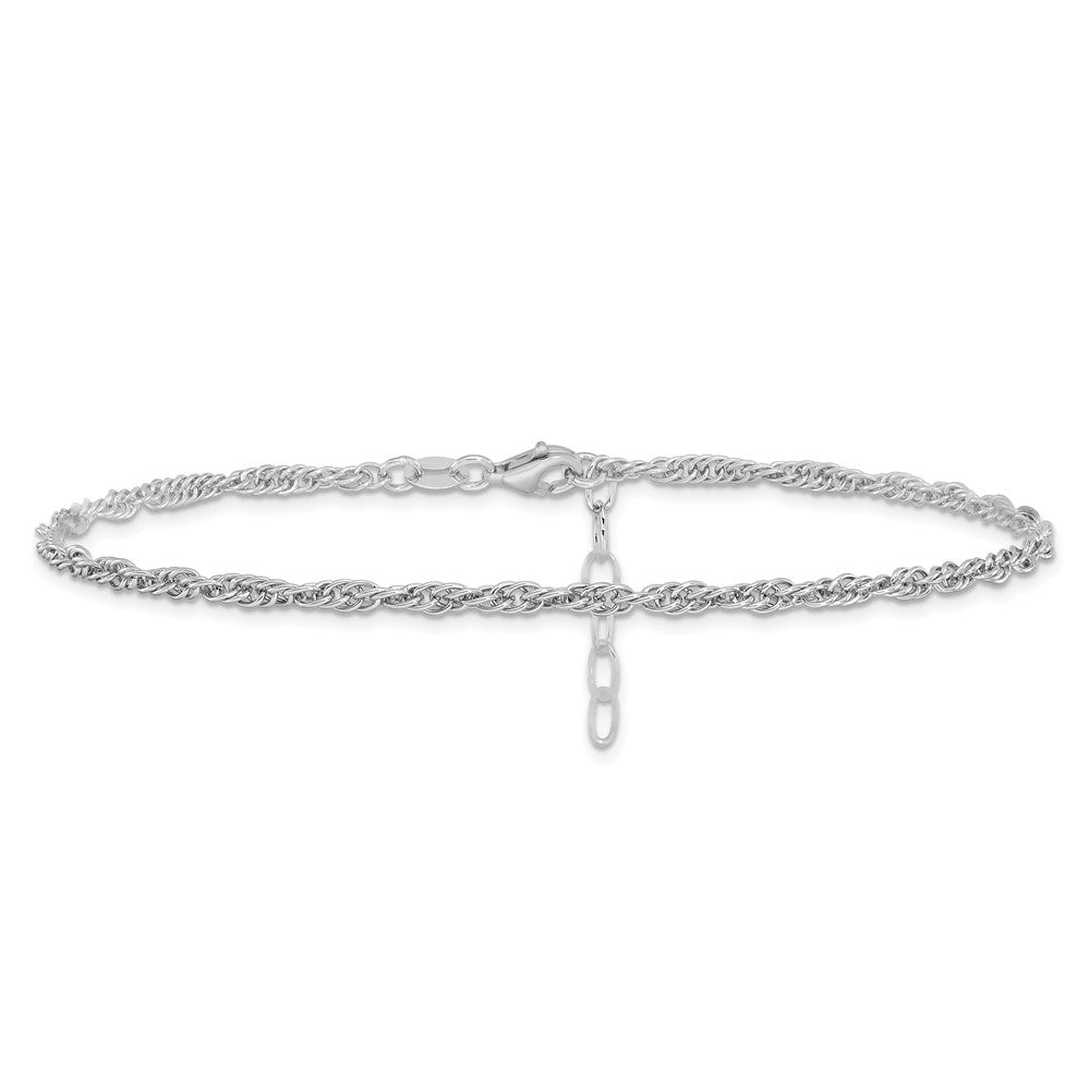 Sterlingsilber Rhodiniert Fantasie Kette Fußkettchen