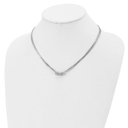 Sterlingsilber 9 -.50 Mm Multi-strand Halskette