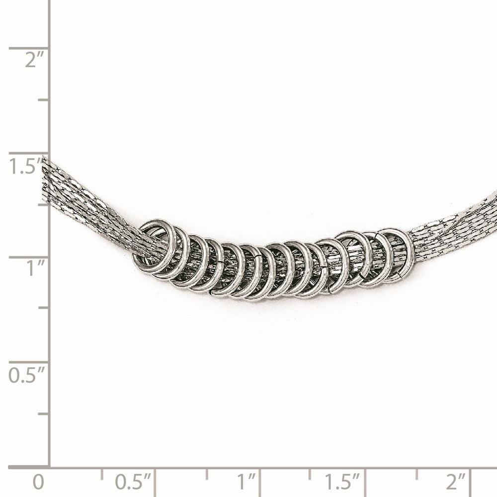 Sterlingsilber 9 -.50 Mm Multi-strand Halskette